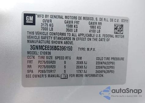 2011 Chevrolet Avalanche 1500 Ls from USA, damaged, VIN 3GNMCEE06BG396150